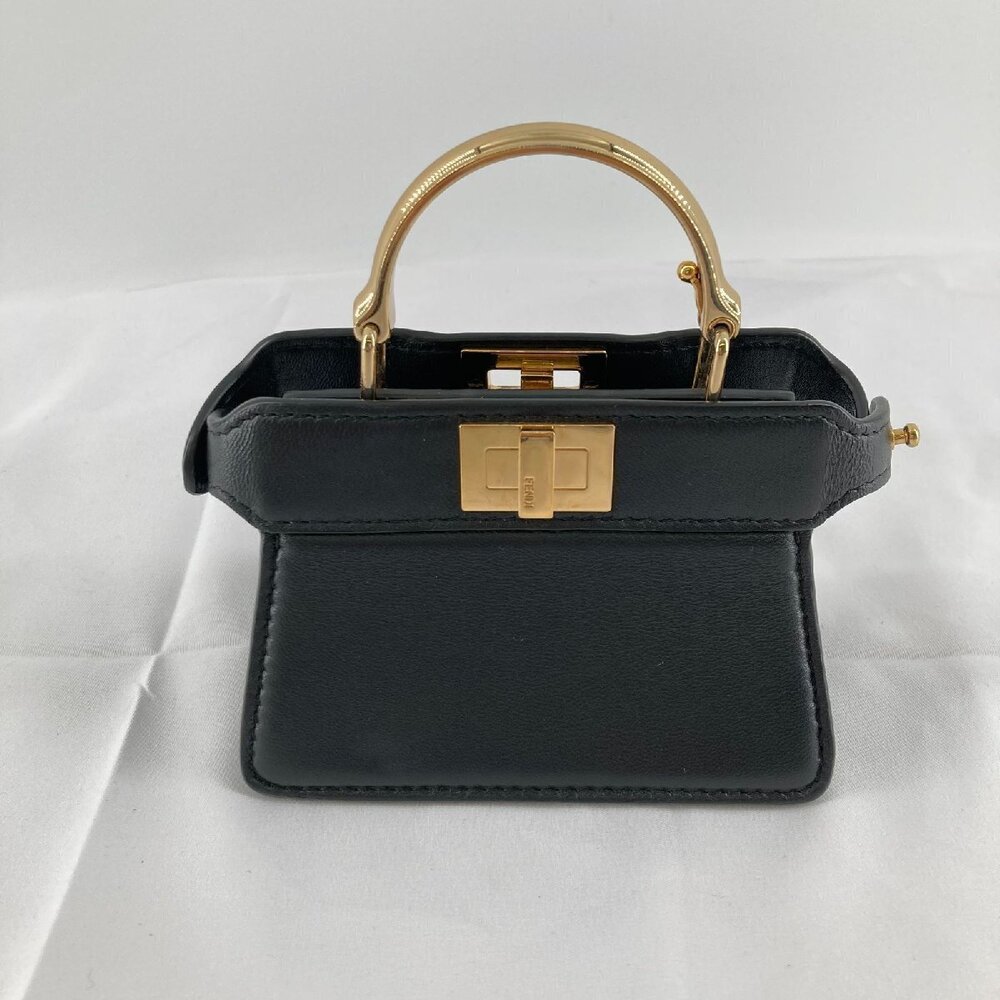 Fendi Peekaboo Shoulder Handbag Black